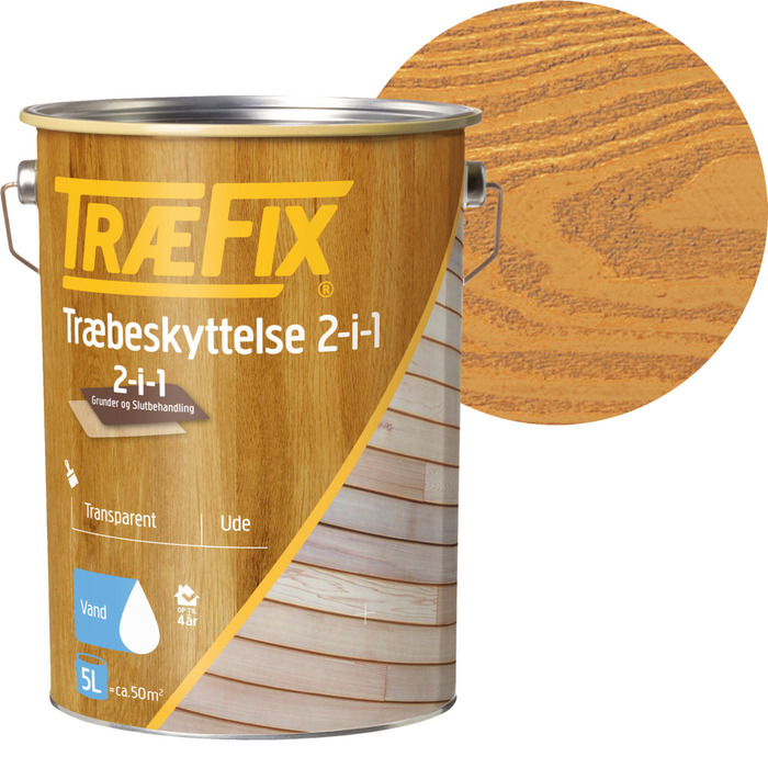 TræFix® pine træbeskyttelse 2-i-1 5 liter